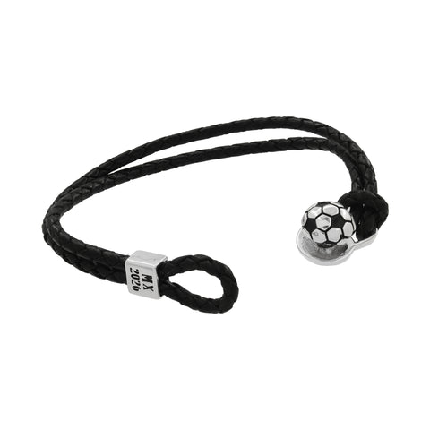 Pulsera balón mundial en plata de ley .925